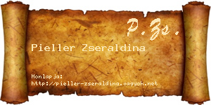 Pieller Zseraldina névjegykártya